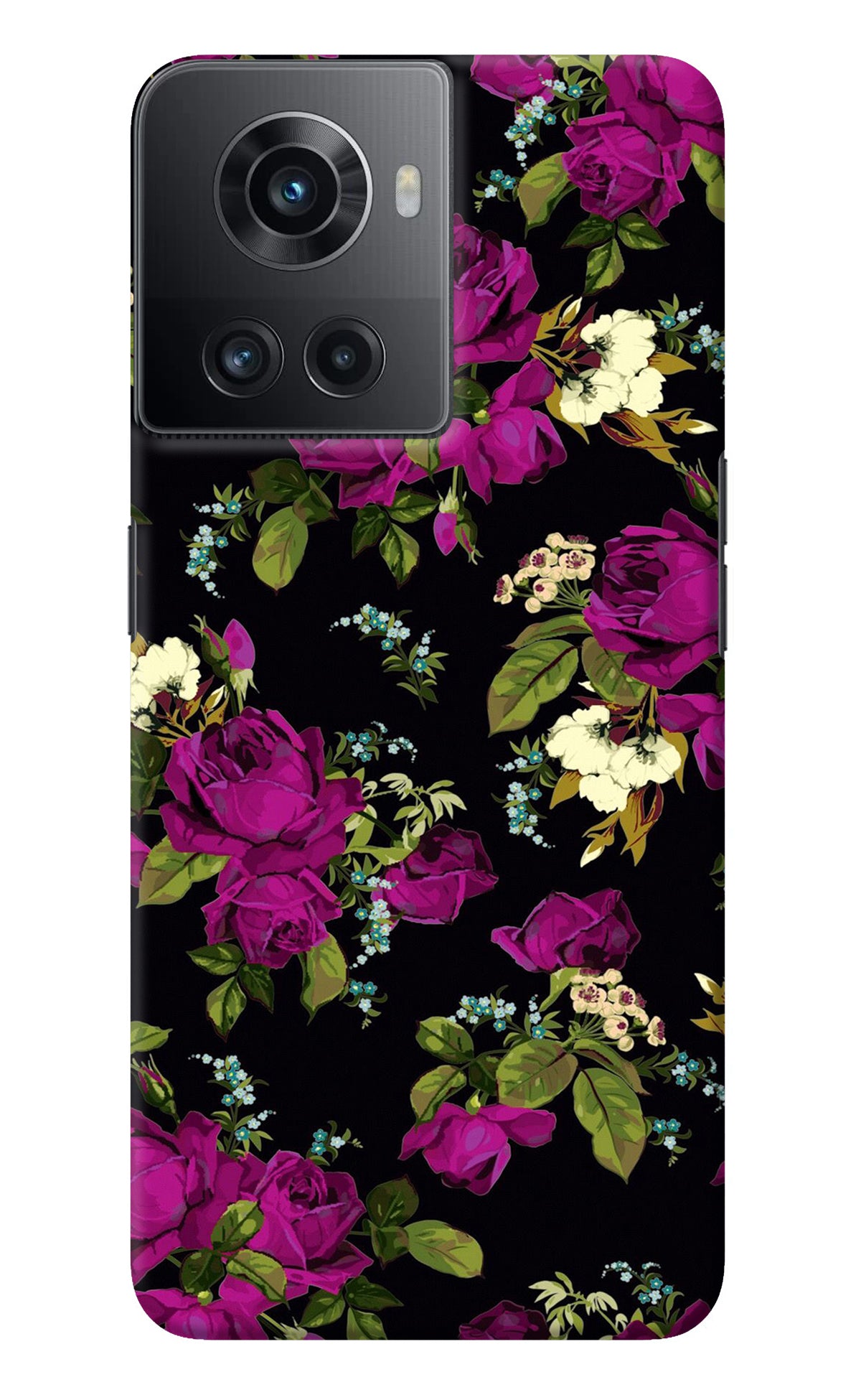 Flowers OnePlus 10R 5G Back Cover