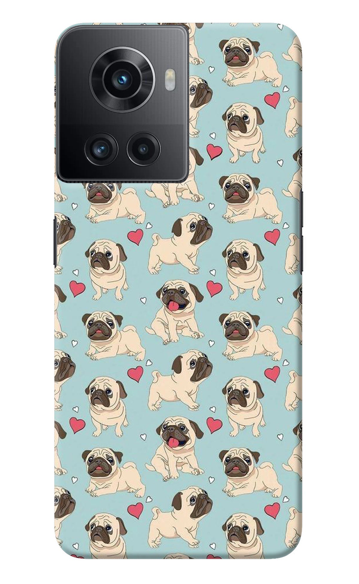 Pug Dog OnePlus 10R 5G Back Cover