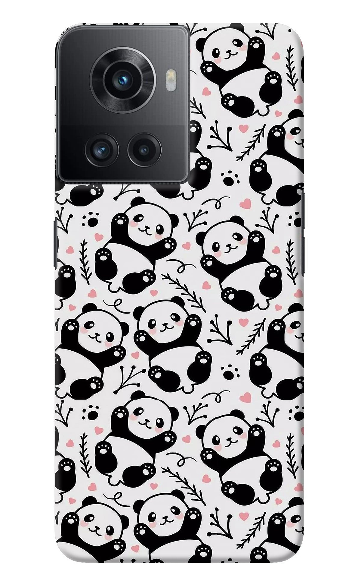 Cute Panda OnePlus 10R 5G Back Cover