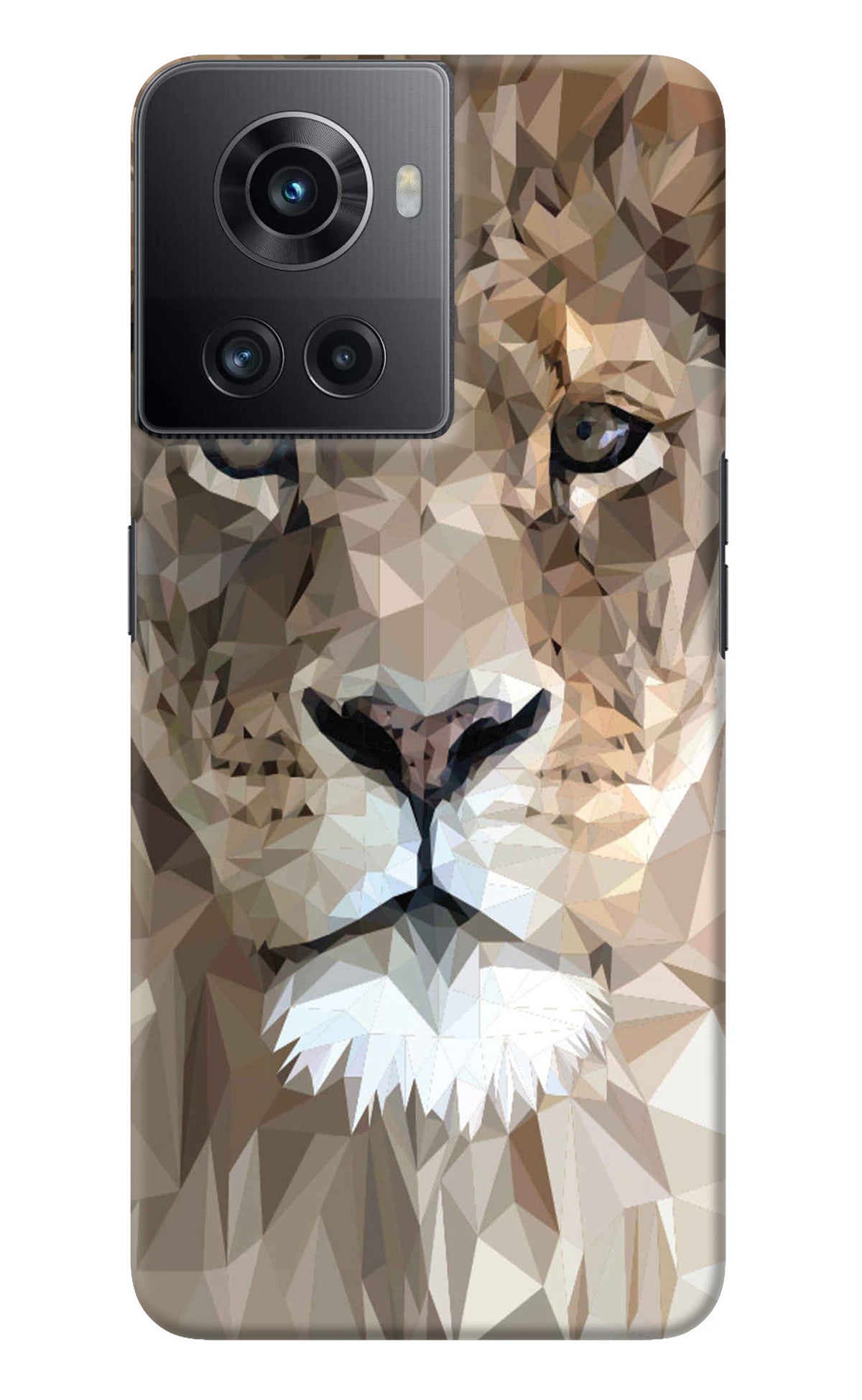 Lion Art OnePlus 10R 5G Back Cover