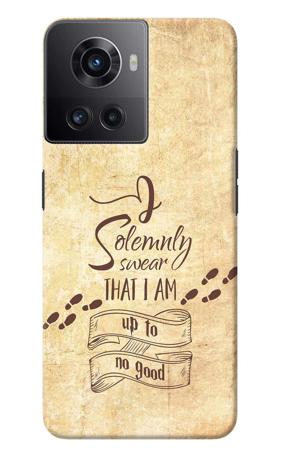 I Solemnly swear that i up to no good OnePlus 10R 5G Back Cover