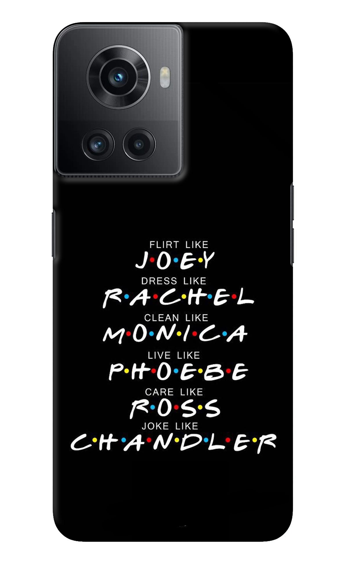 FRIENDS Character OnePlus 10R 5G Back Cover