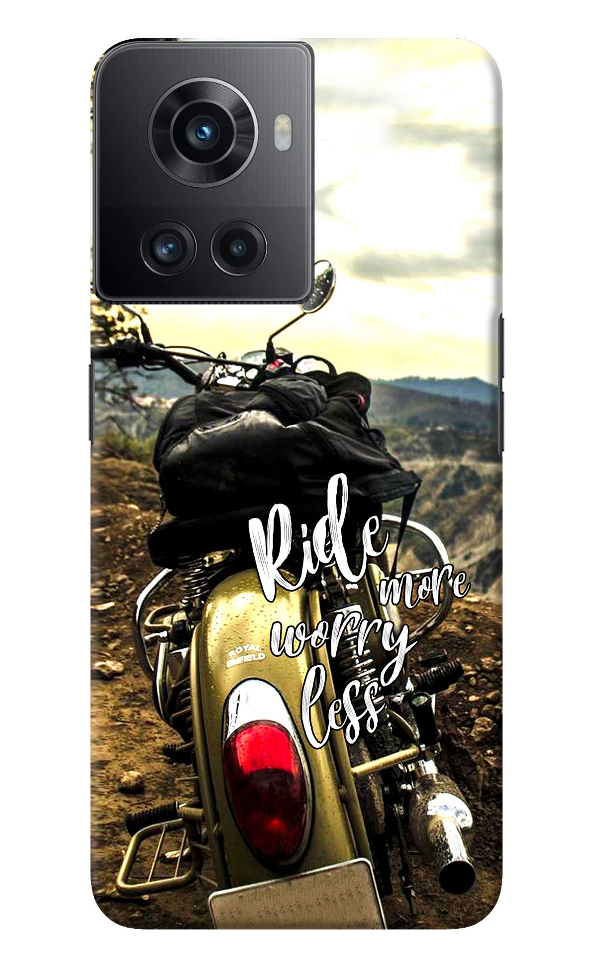 Ride More Worry Less OnePlus 10R 5G Back Cover