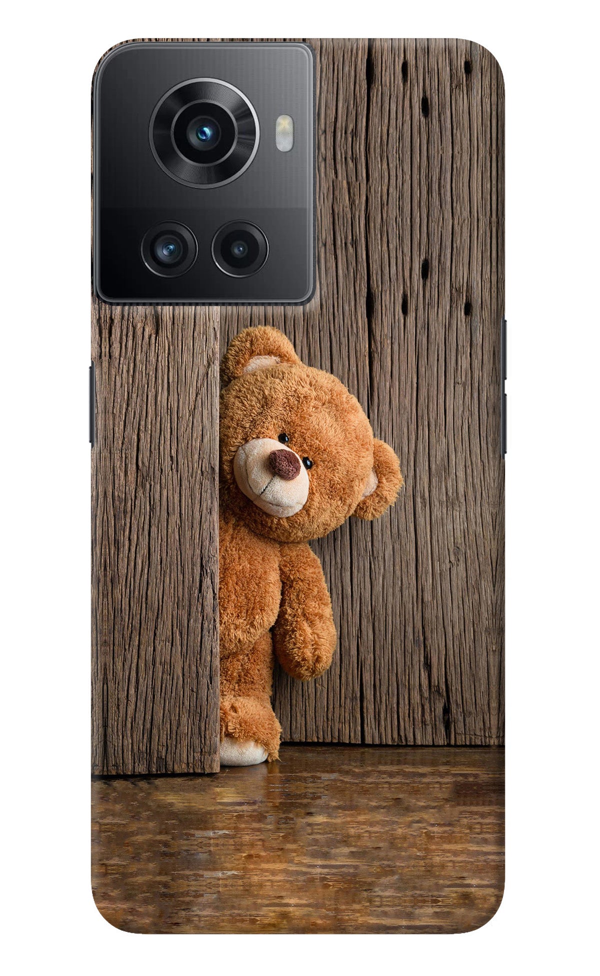 Teddy Wooden OnePlus 10R 5G Back Cover