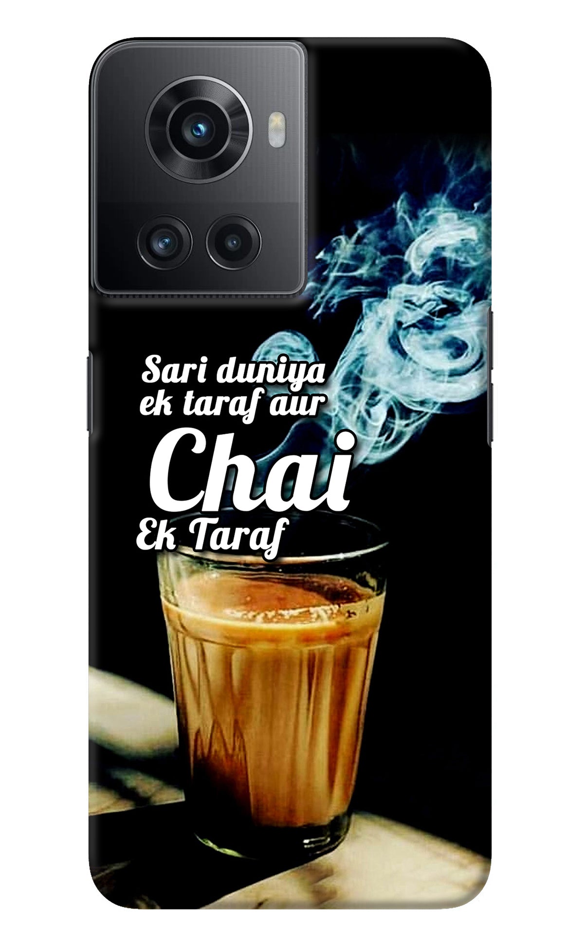 Chai Ek Taraf Quote OnePlus 10R 5G Back Cover