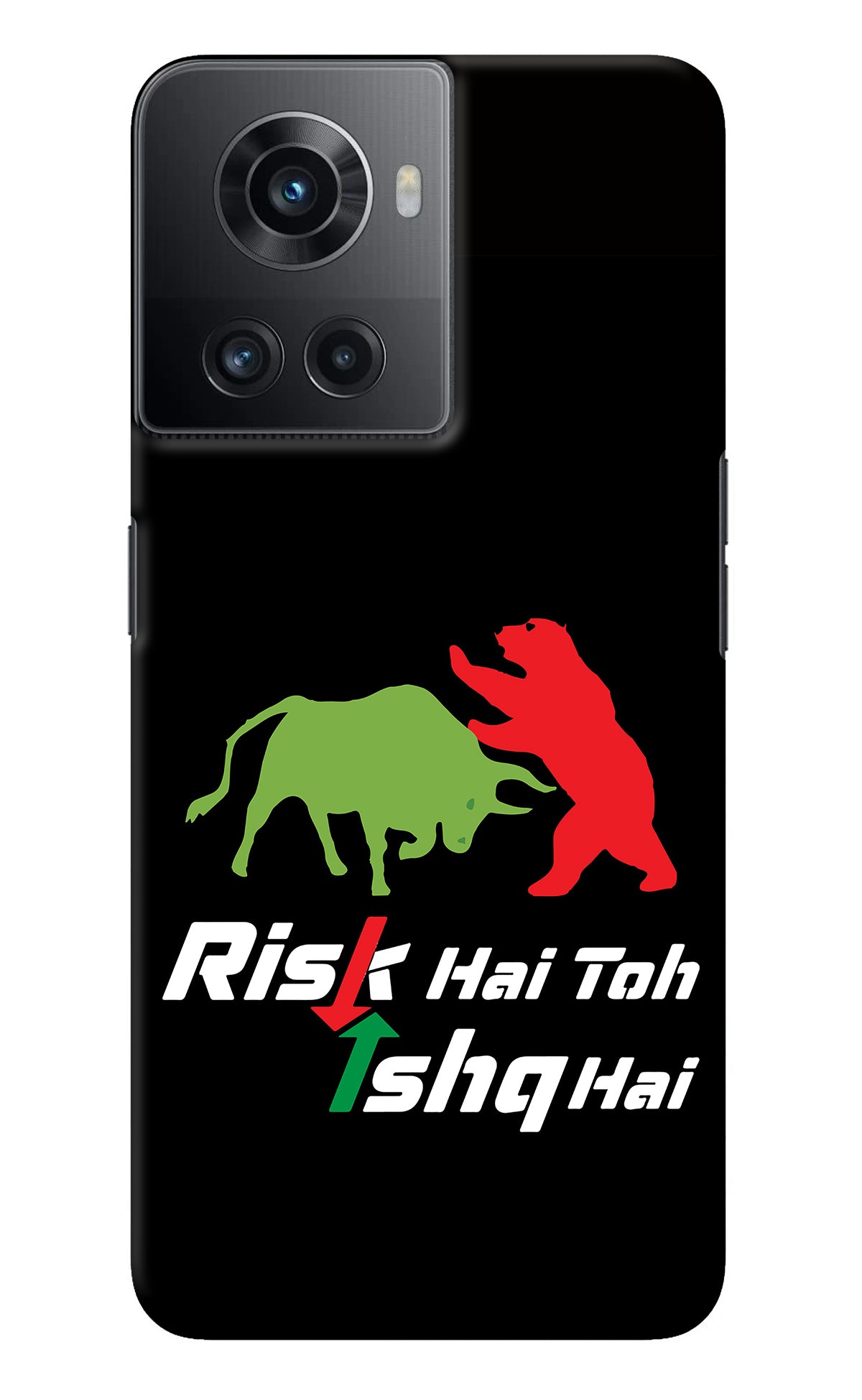 Risk Hai Toh Ishq Hai OnePlus 10R 5G Back Cover