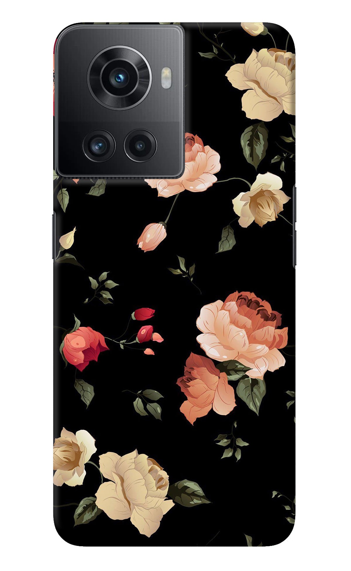 Flowers OnePlus 10R 5G Back Cover