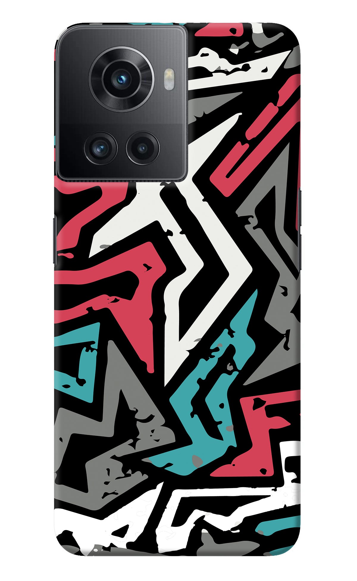 Geometric Graffiti OnePlus 10R 5G Back Cover