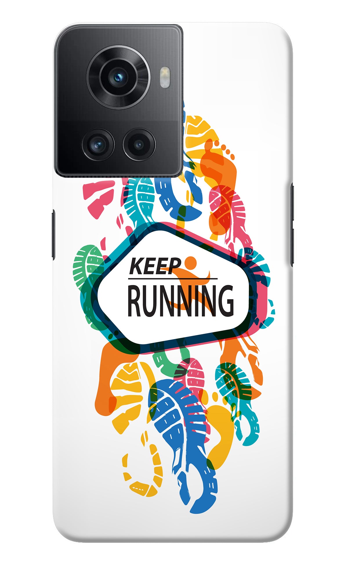 Keep Running OnePlus 10R 5G Back Cover