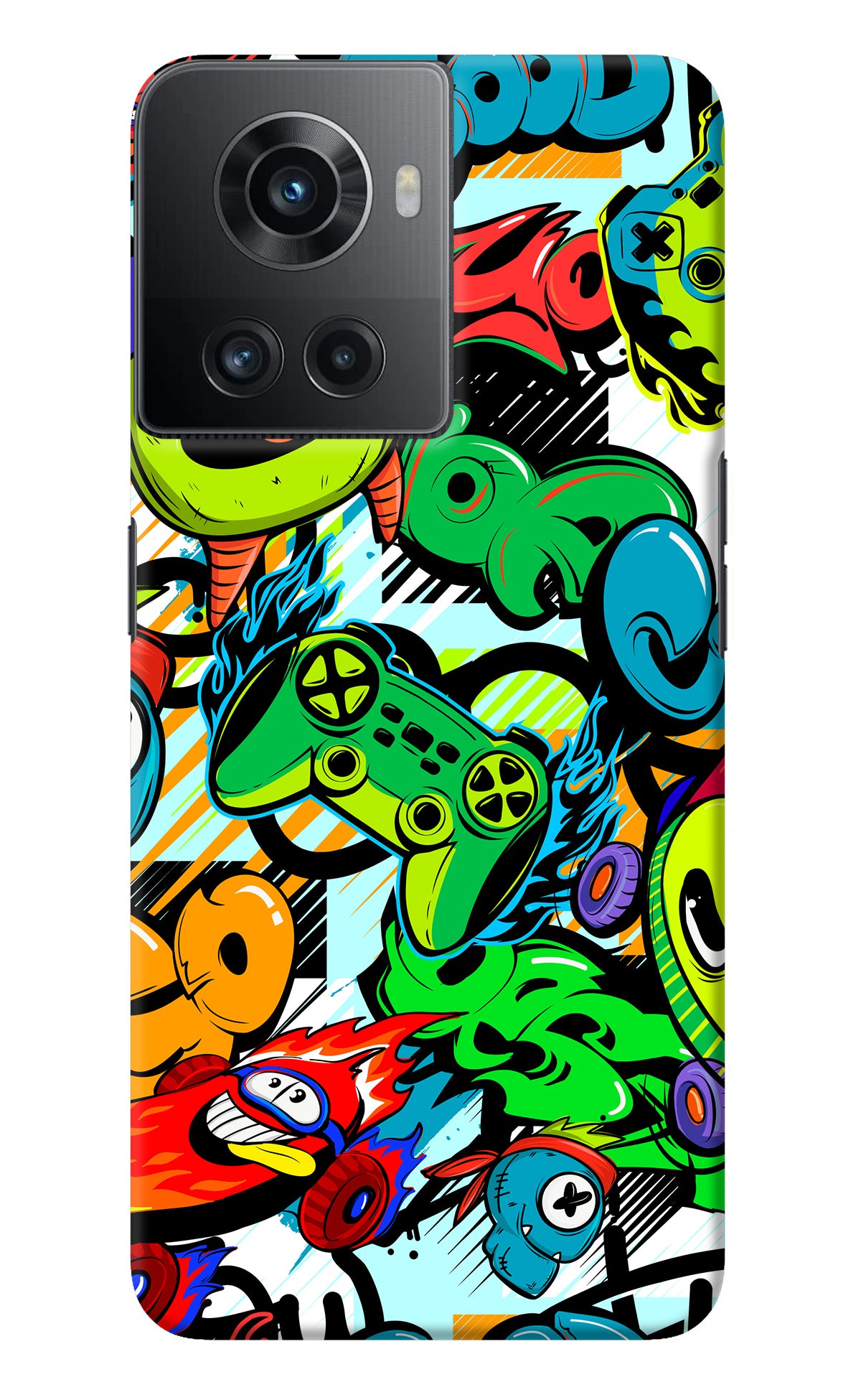 Game Doodle OnePlus 10R 5G Back Cover