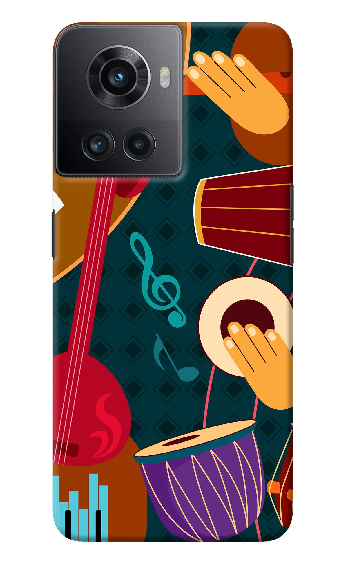 Music Instrument OnePlus 10R 5G Back Cover