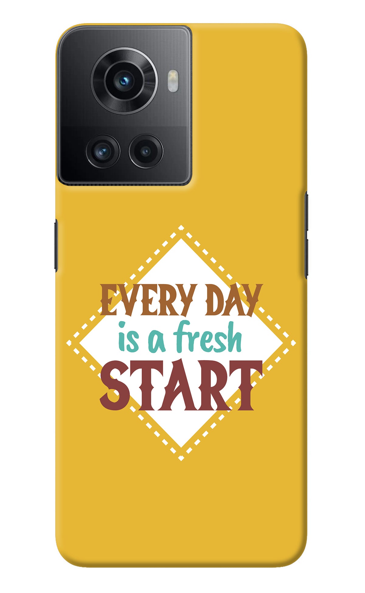 Every day is a Fresh Start OnePlus 10R 5G Back Cover