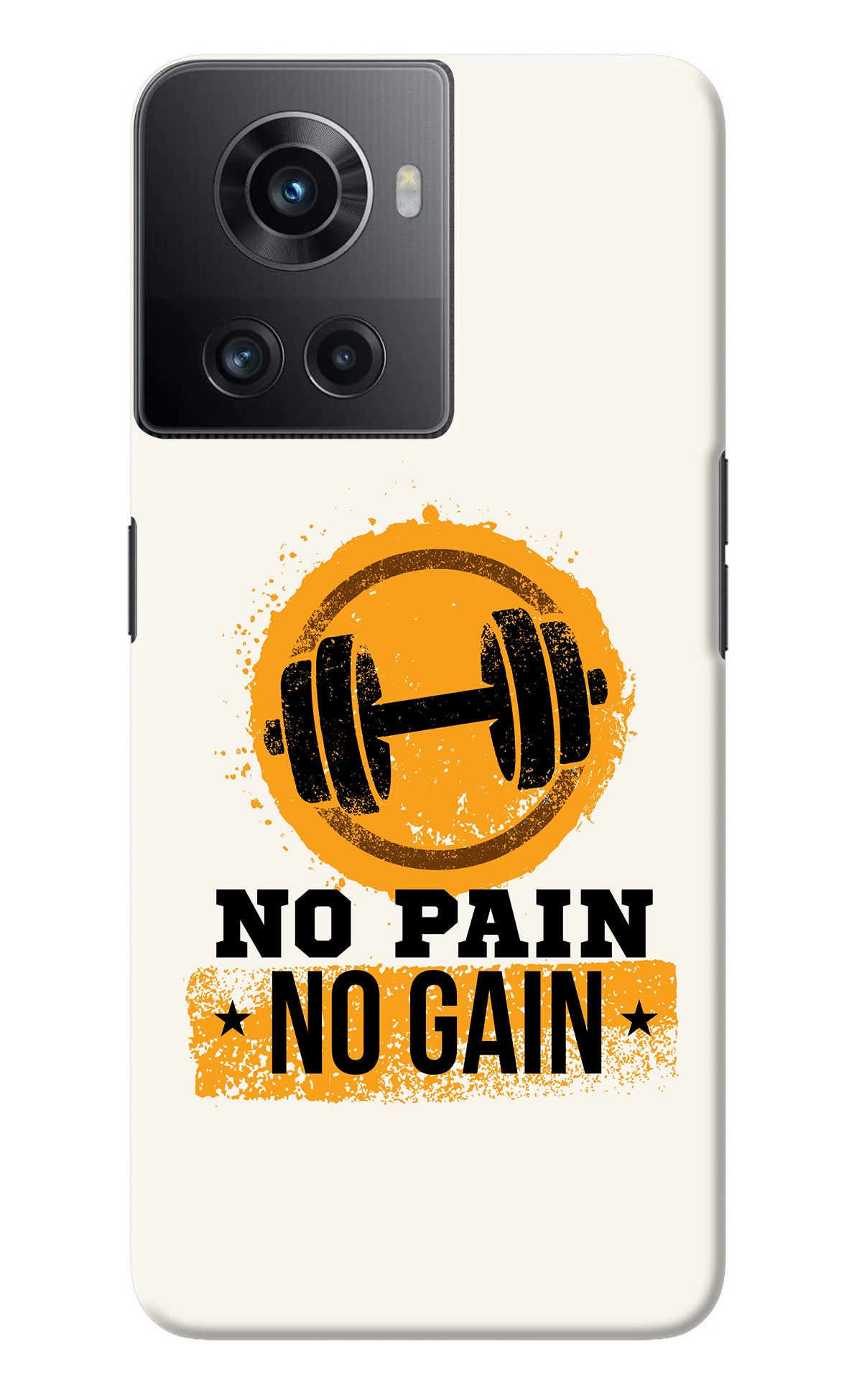 No Pain No Gain OnePlus 10R 5G Back Cover