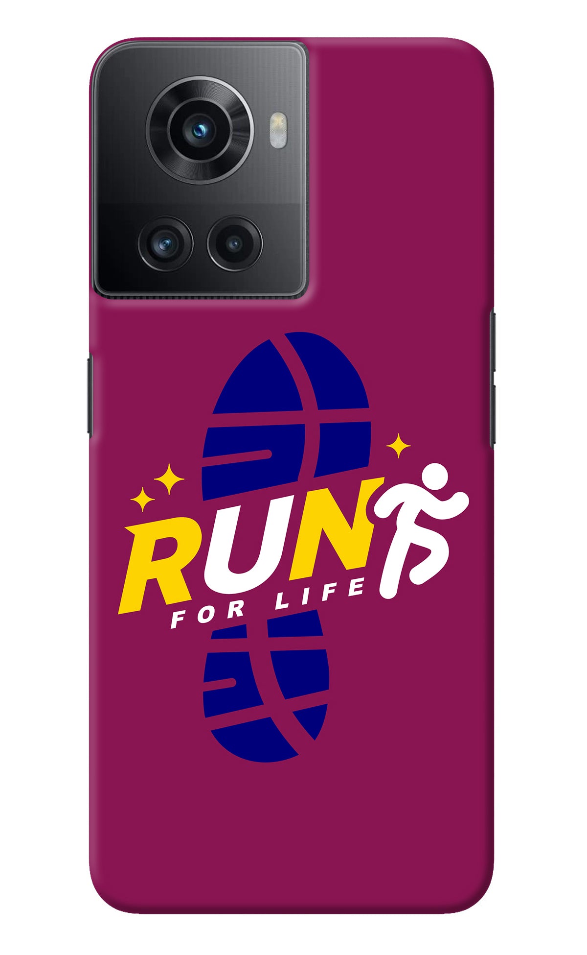 Run for Life OnePlus 10R 5G Back Cover