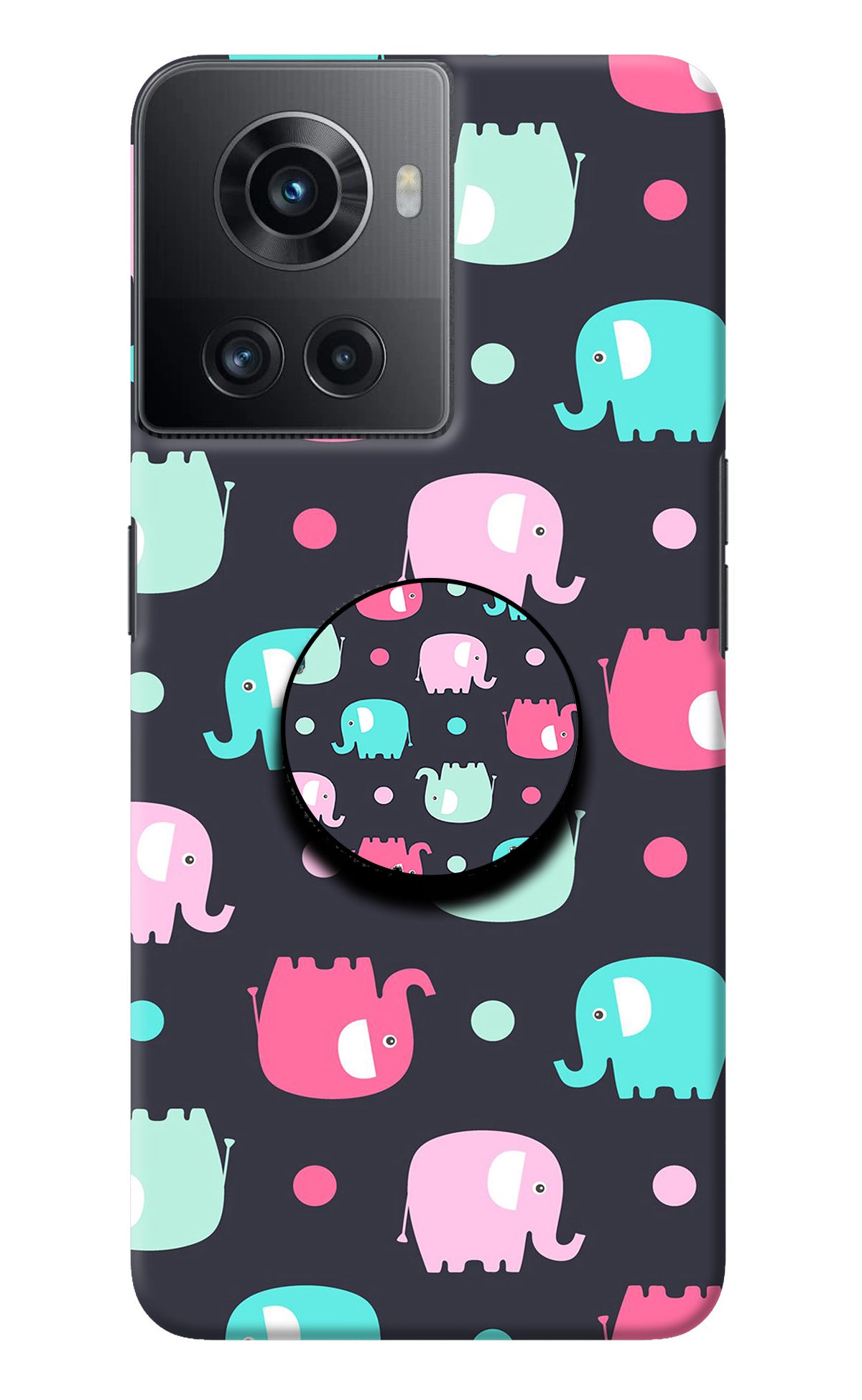 Baby Elephants OnePlus 10R 5G Pop Case