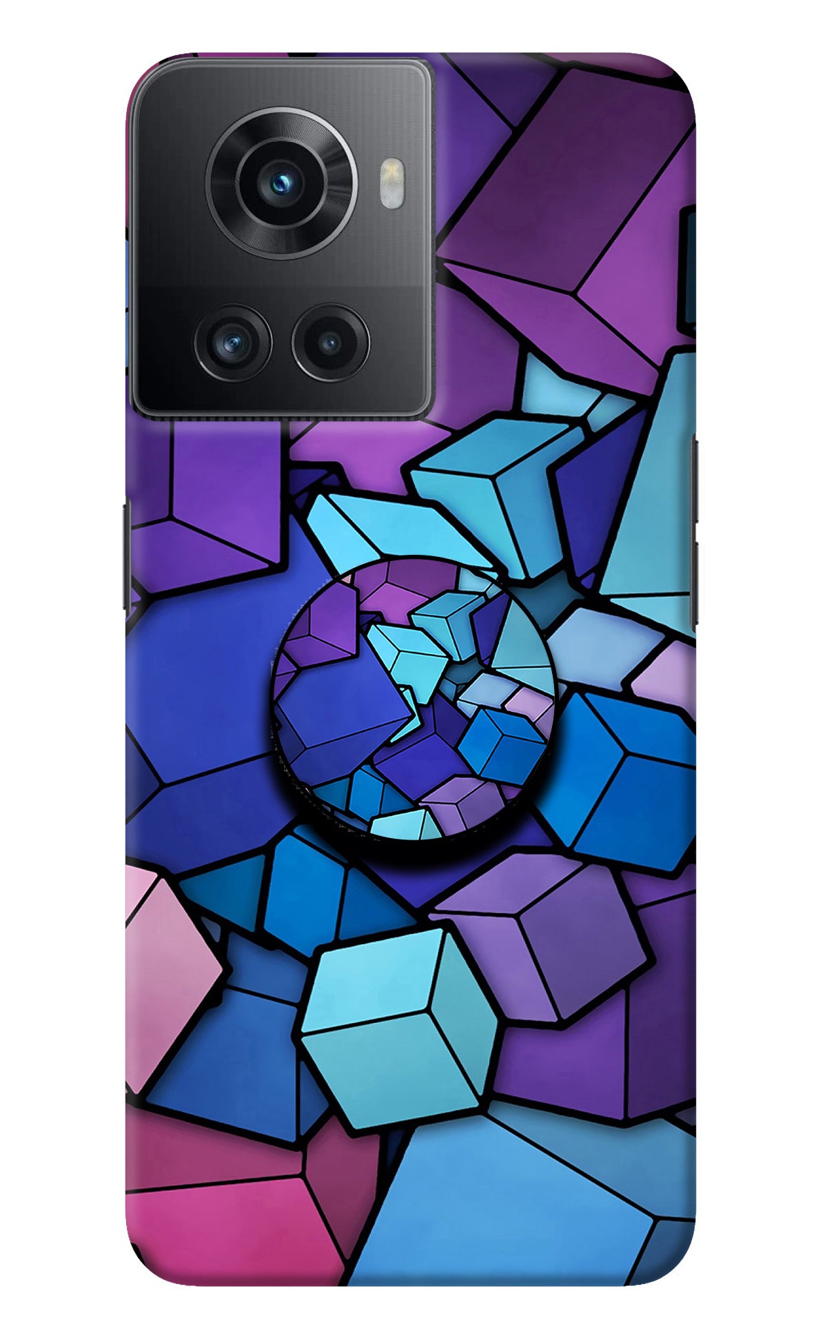 Cubic Abstract OnePlus 10R 5G Pop Case