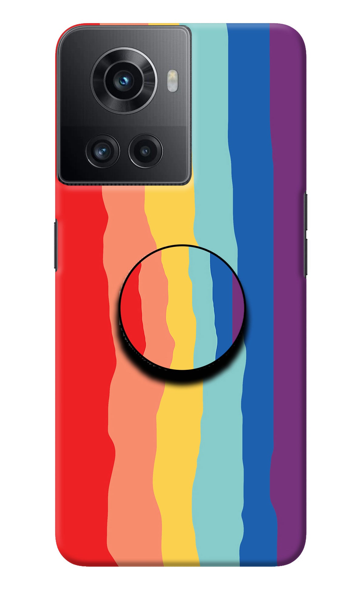 Rainbow OnePlus 10R 5G Pop Case