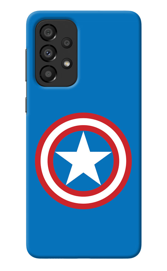Captain America Logo Samsung A33 5G Back Cover