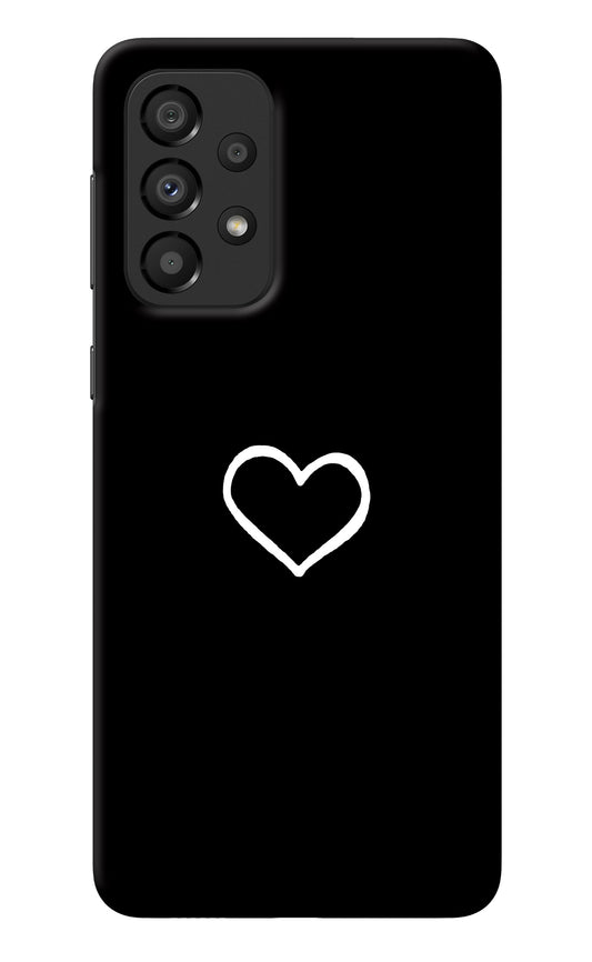 Heart Samsung A33 5G Back Cover