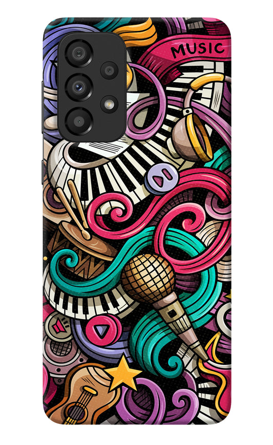 Music Abstract Samsung A33 5G Back Cover