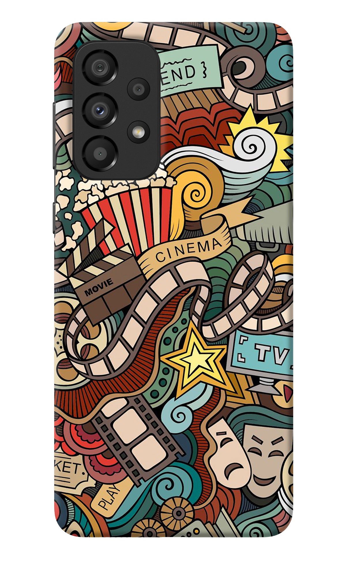 Cinema Abstract Samsung A33 5G Back Cover