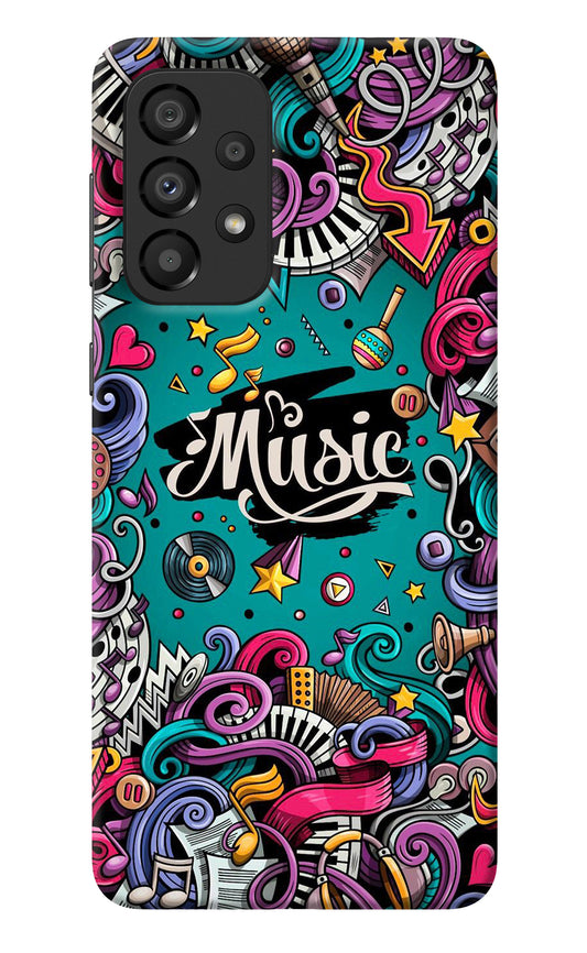 Music Graffiti Samsung A33 5G Back Cover