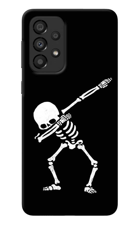 Dabbing Skeleton Art Samsung A33 5G Back Cover