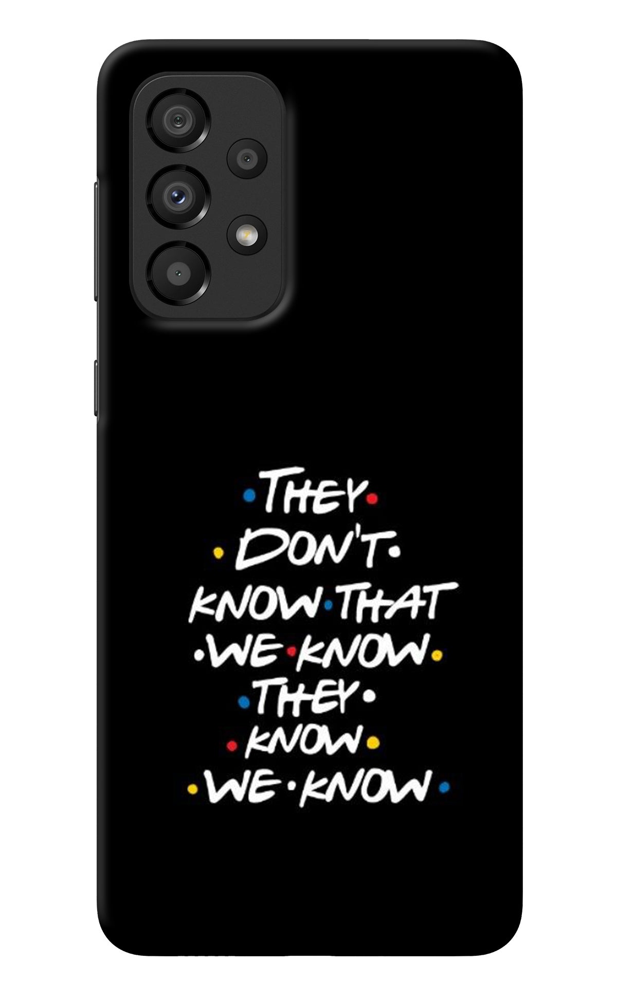 FRIENDS Dialogue Samsung A33 5G Back Cover