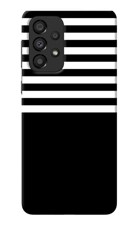 Black and White Print Samsung A33 5G Back Cover