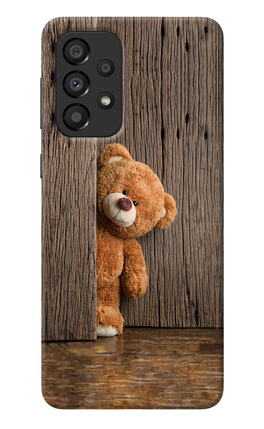 Teddy Wooden Samsung A33 5G Back Cover