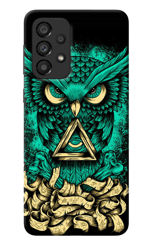 Green Owl Samsung A33 5G Back Cover