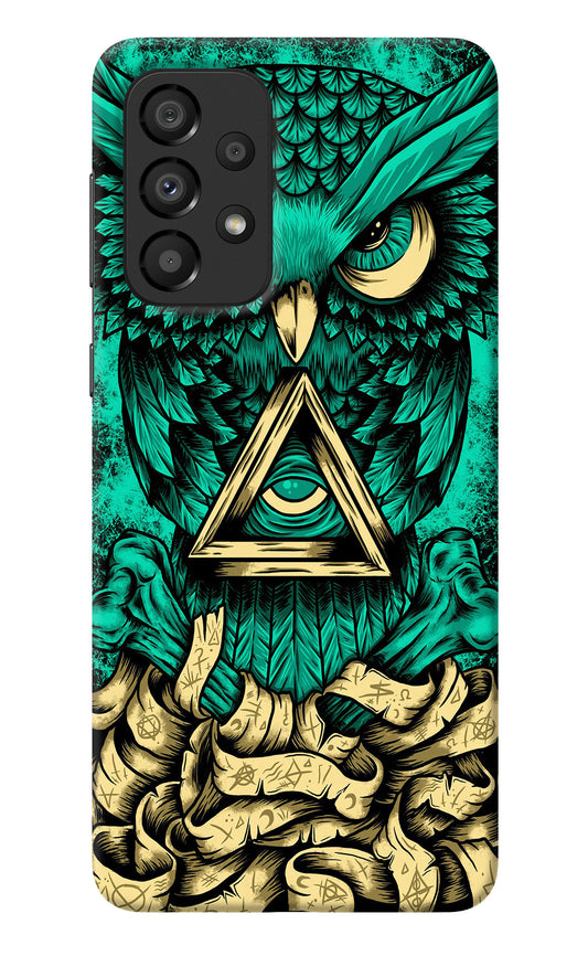 Green Owl Samsung A33 5G Back Cover