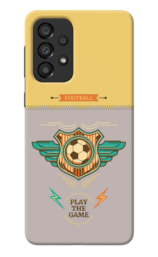 Football Samsung A33 5G Back Cover