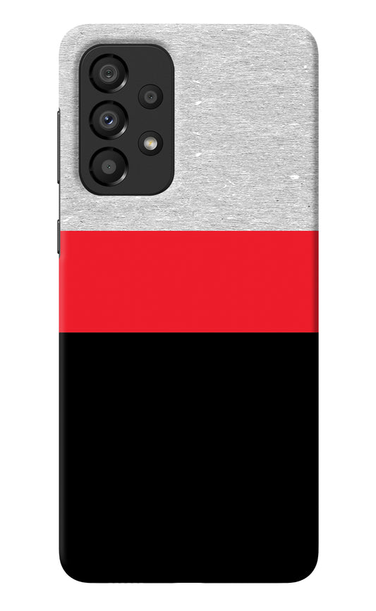 Tri Color Pattern Samsung A33 5G Back Cover