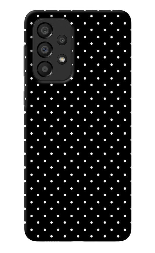 White Dots Samsung A33 5G Back Cover