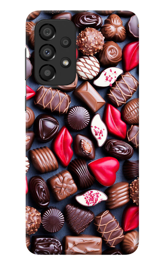 Chocolates Samsung A33 5G Back Cover