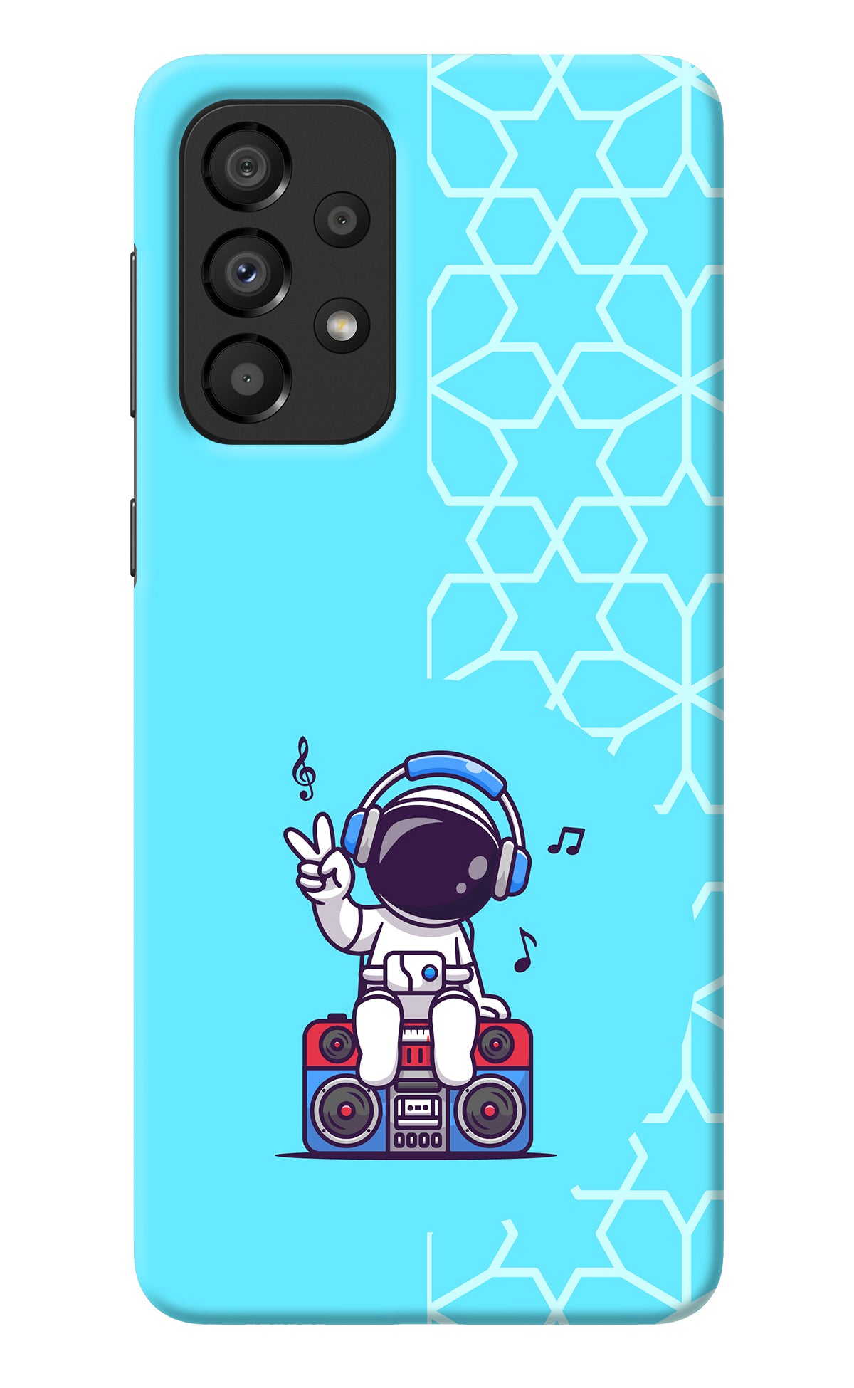 Cute Astronaut Chilling Samsung A33 5G Back Cover