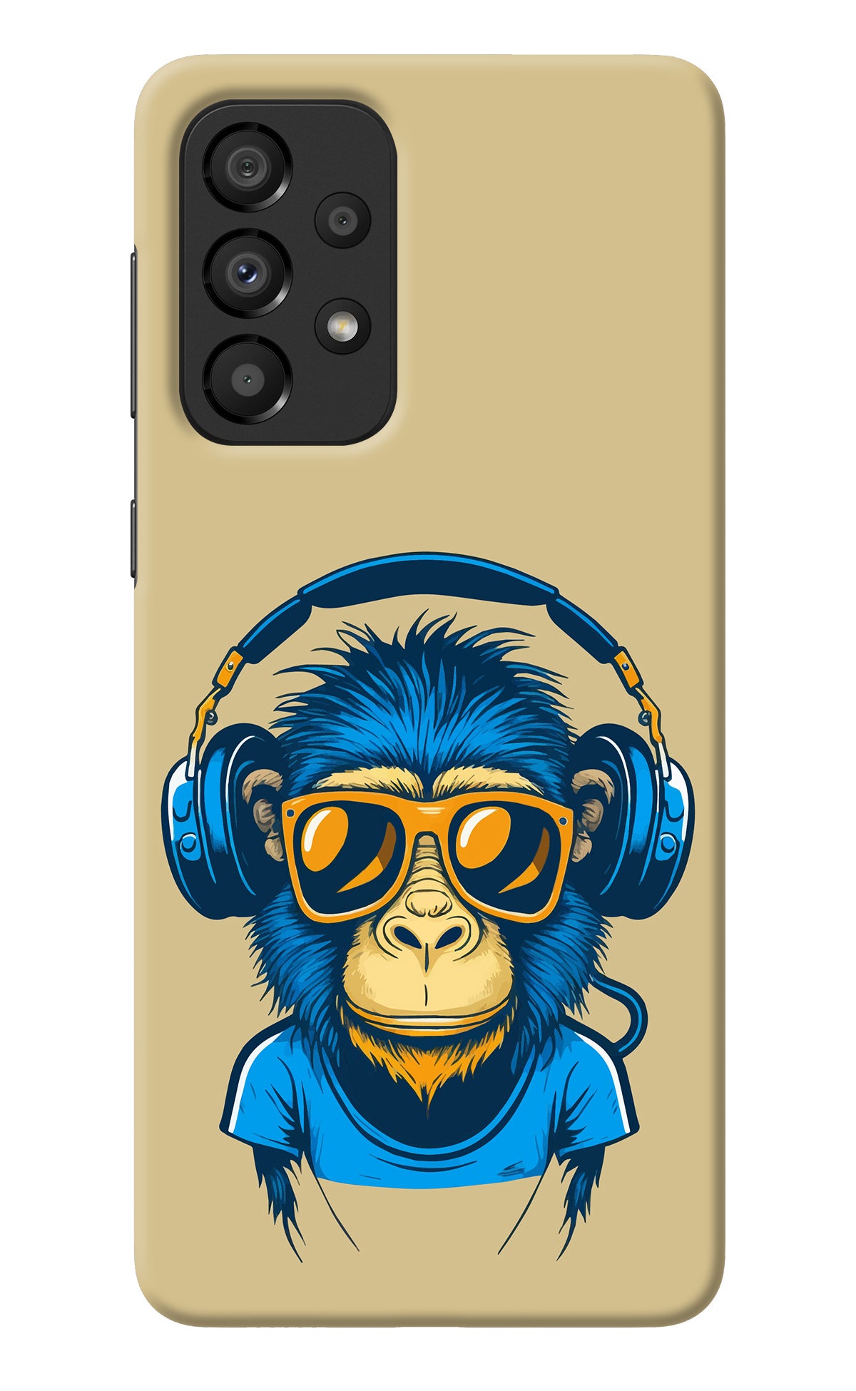 Monkey Headphone Samsung A33 5G Back Cover