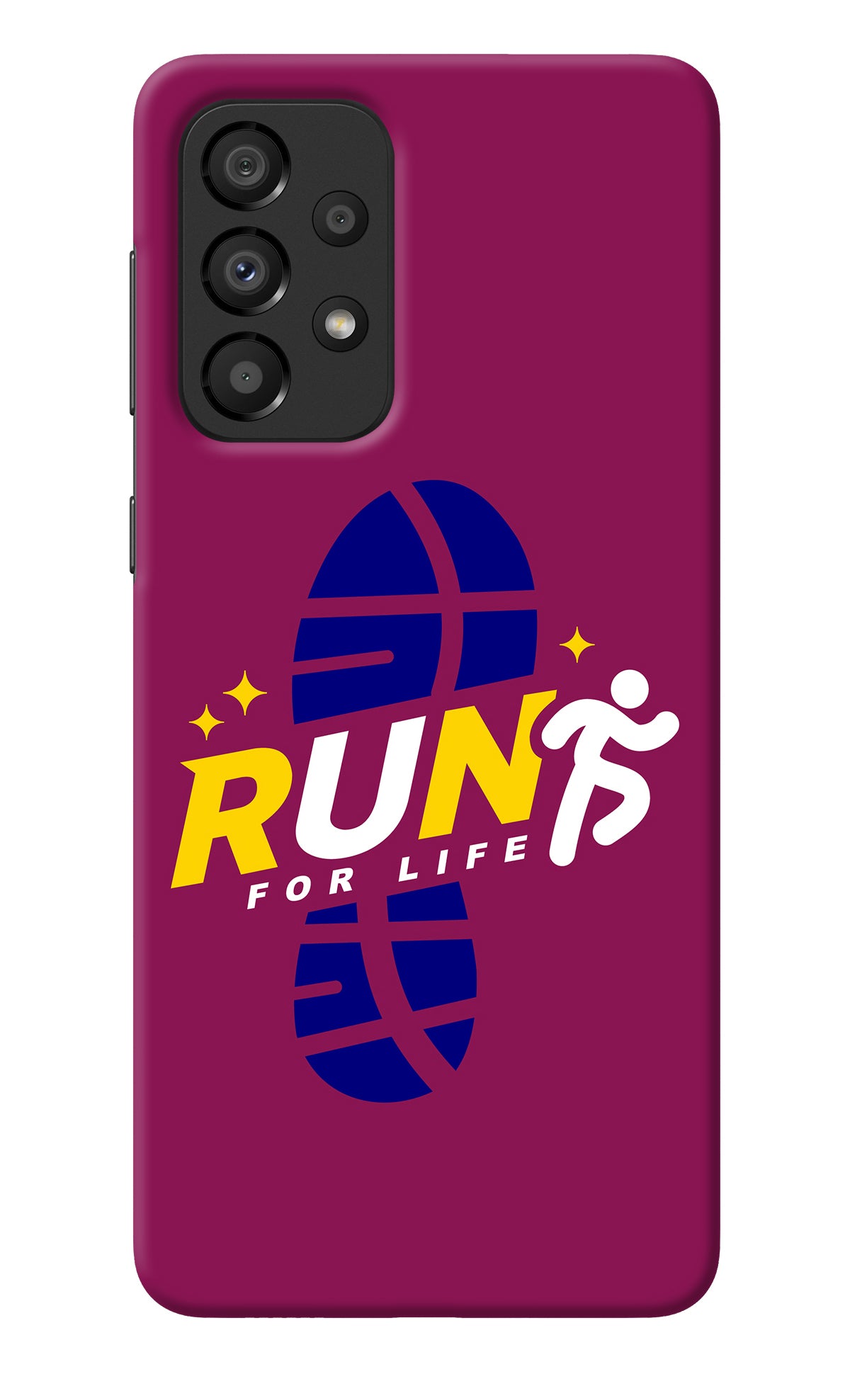 Run for Life Samsung A33 5G Back Cover