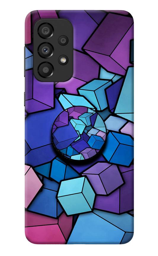 Cubic Abstract Samsung A33 5G Pop Case