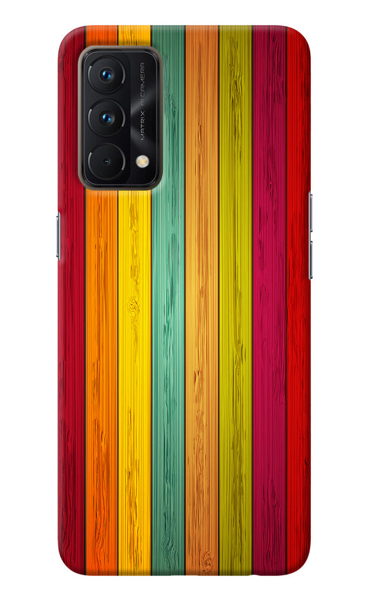 Multicolor Wooden Realme GT Master Edition Back Cover