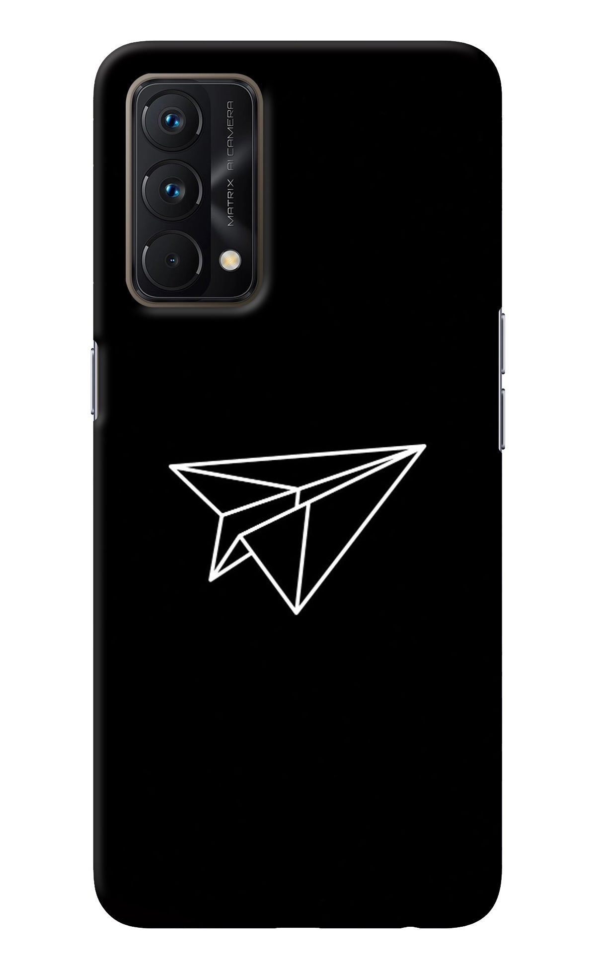 Paper Plane White Realme GT Master Edition Back Cover