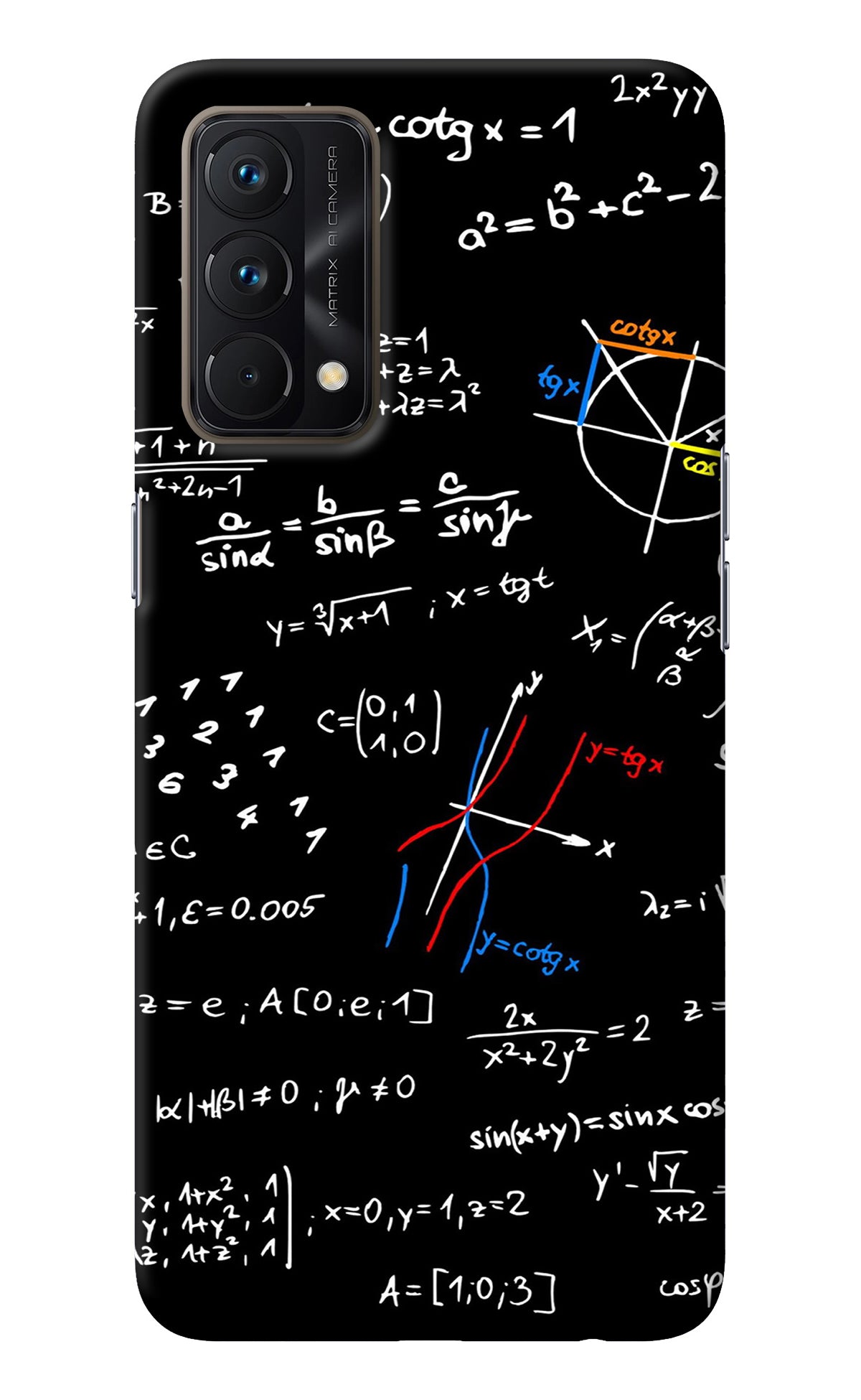 Mathematics Formula Realme GT Master Edition Back Cover