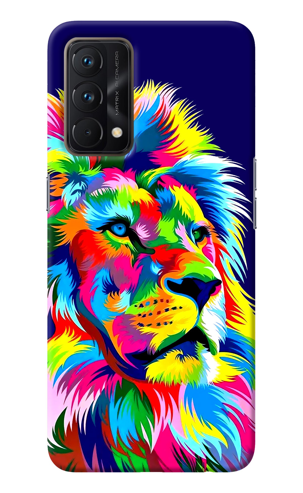 Vector Art Lion Realme GT Master Edition Back Cover