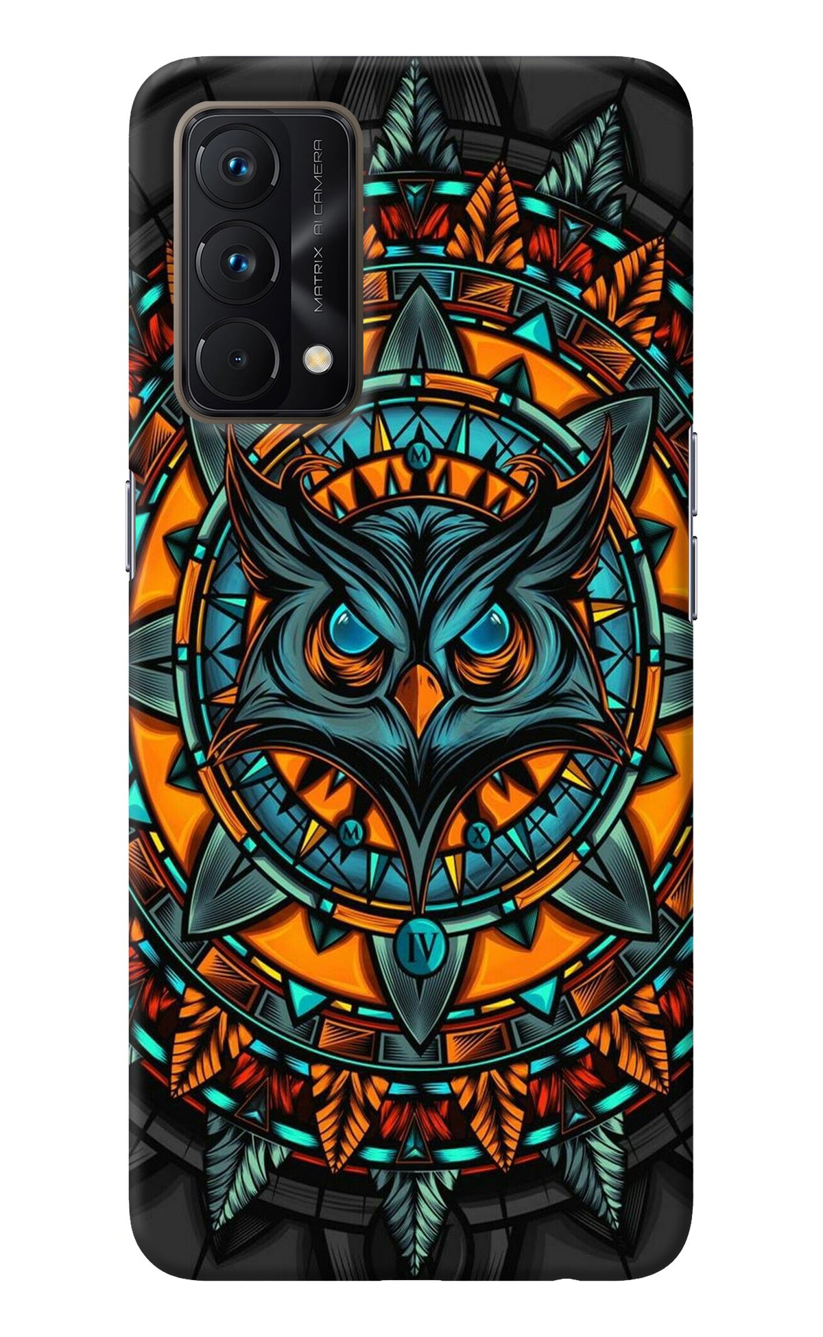 Angry Owl Art Realme GT Master Edition Back Cover