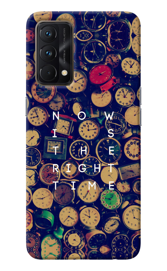 Now is the Right Time Quote Realme GT Master Edition Back Cover