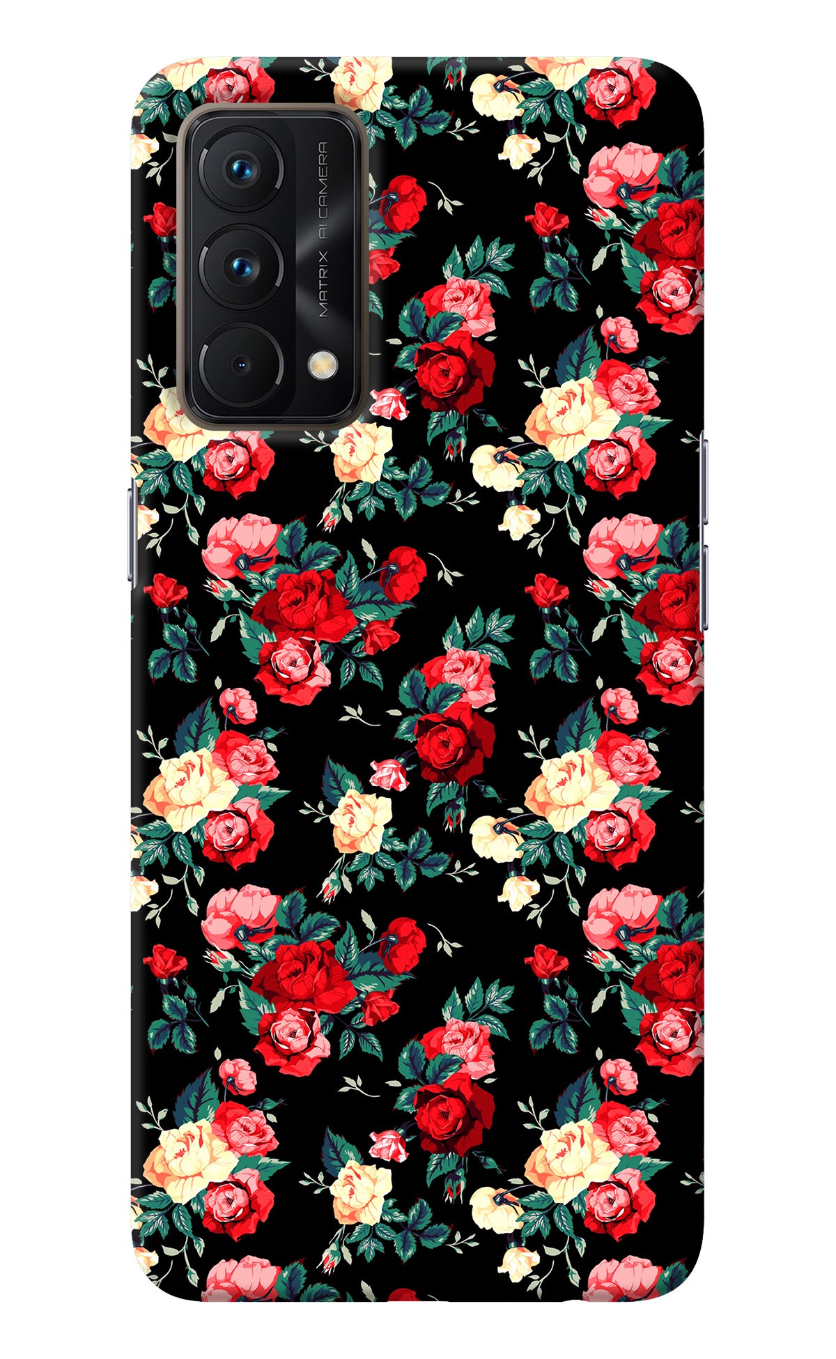 Rose Pattern Realme GT Master Edition Back Cover