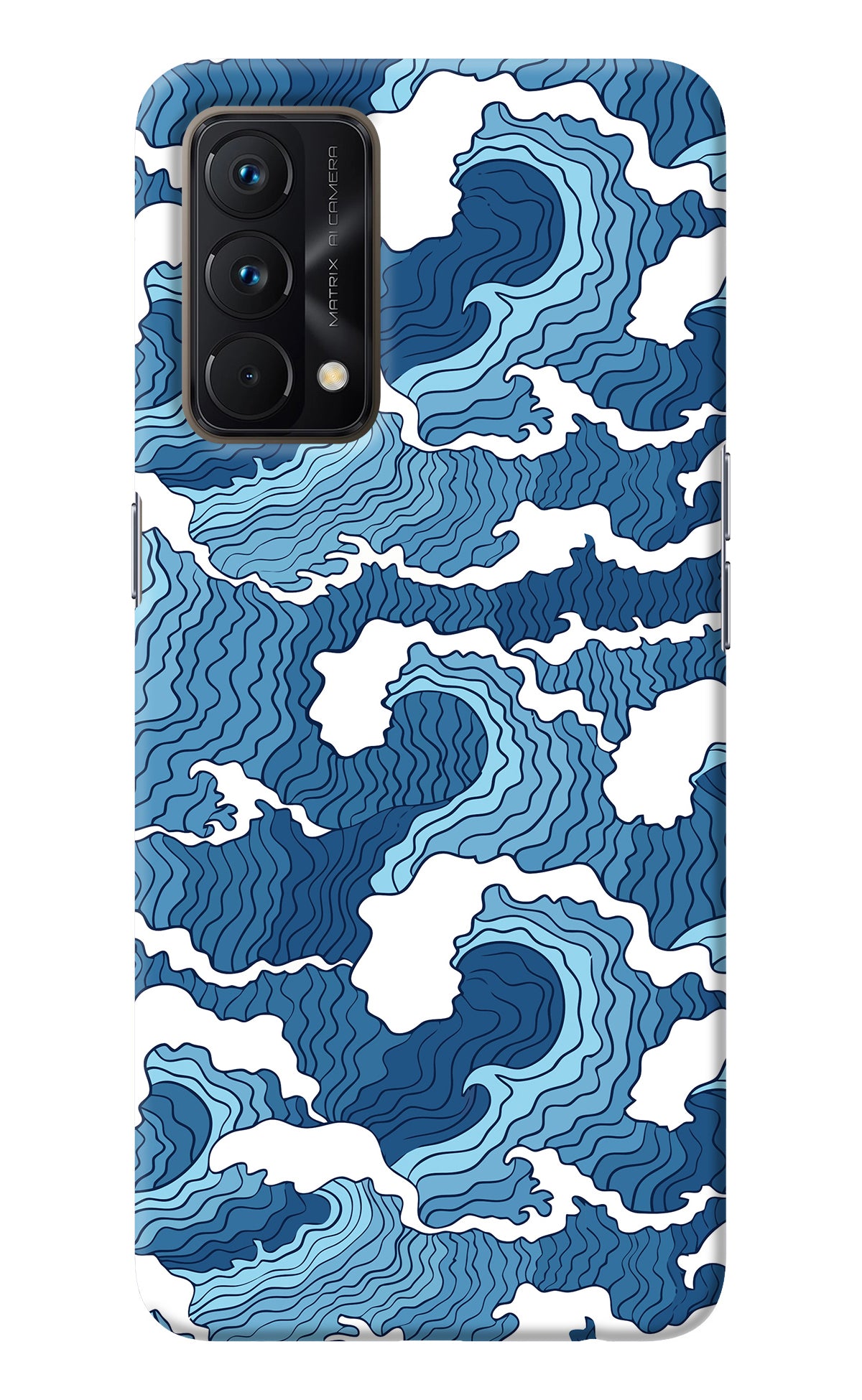 Blue Waves Realme GT Master Edition Back Cover