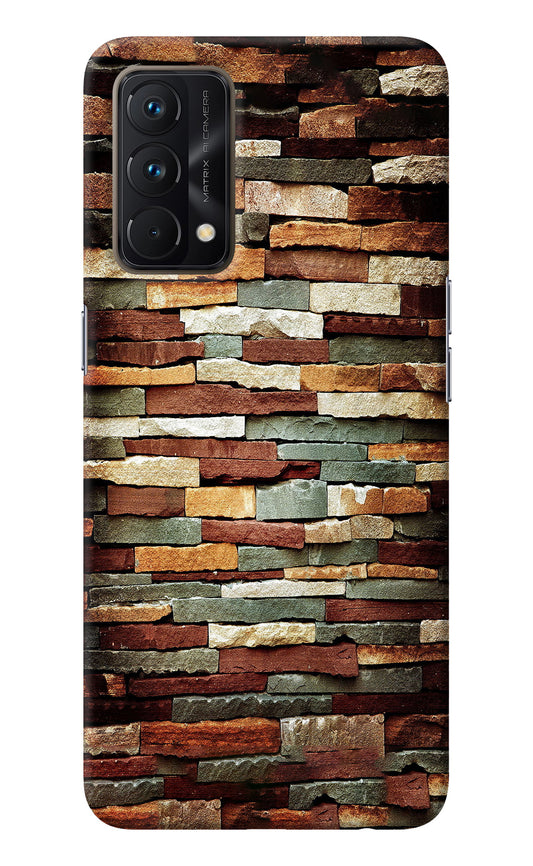 Bricks Pattern Realme GT Master Edition Back Cover