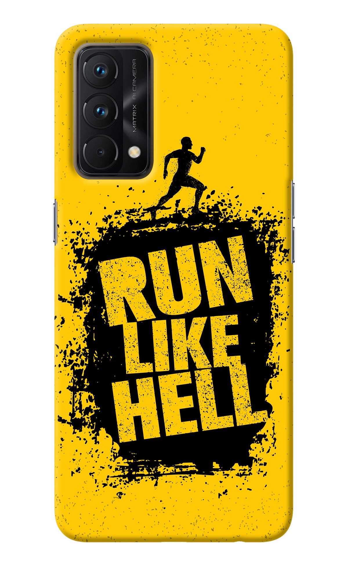 Run Like Hell Realme GT Master Edition Back Cover